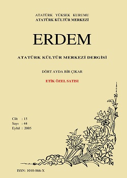 Erdem Dergisi (Etik Özel Sayısı), 2005